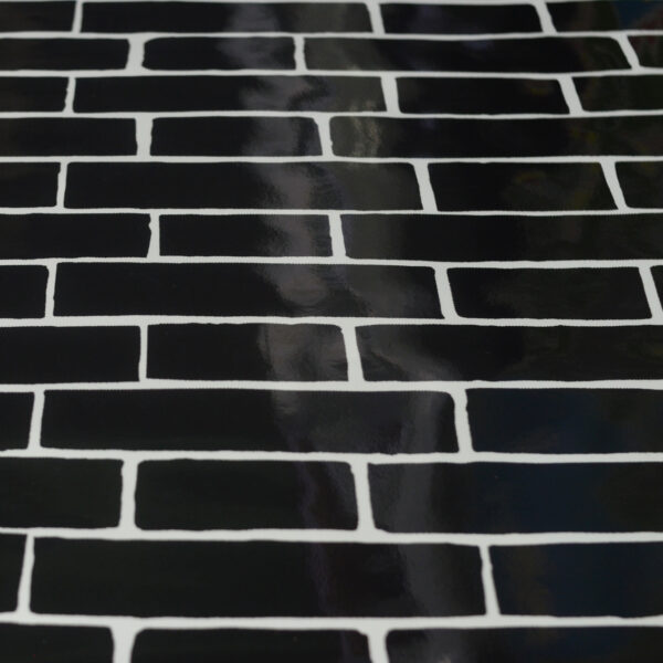 Ladrillo Negro | Papel Pvc Autoadhesivo - Image 4
